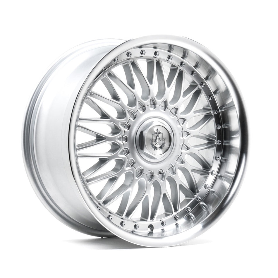 AXE EX10 18x8 ET40 5x98 Gloss Silver & Polished