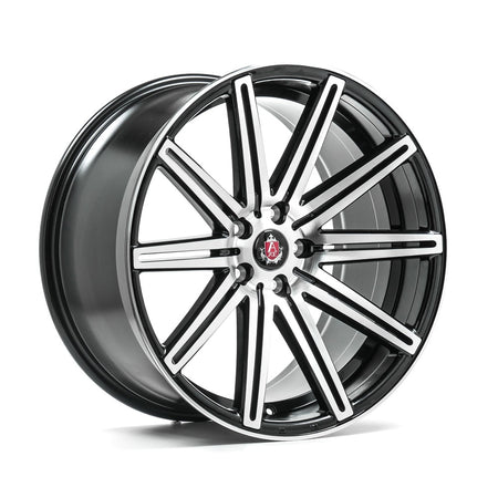 AXE EX15 18x8 ET40 5x114.3 Gloss Black & Polished