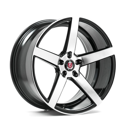 AXE EX18 18x8 ET40 5x114.3 Gloss Black & Polished