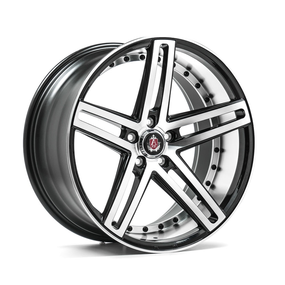 AXE EX20 20x10 ET35 5x115 Gloss Black & Polished