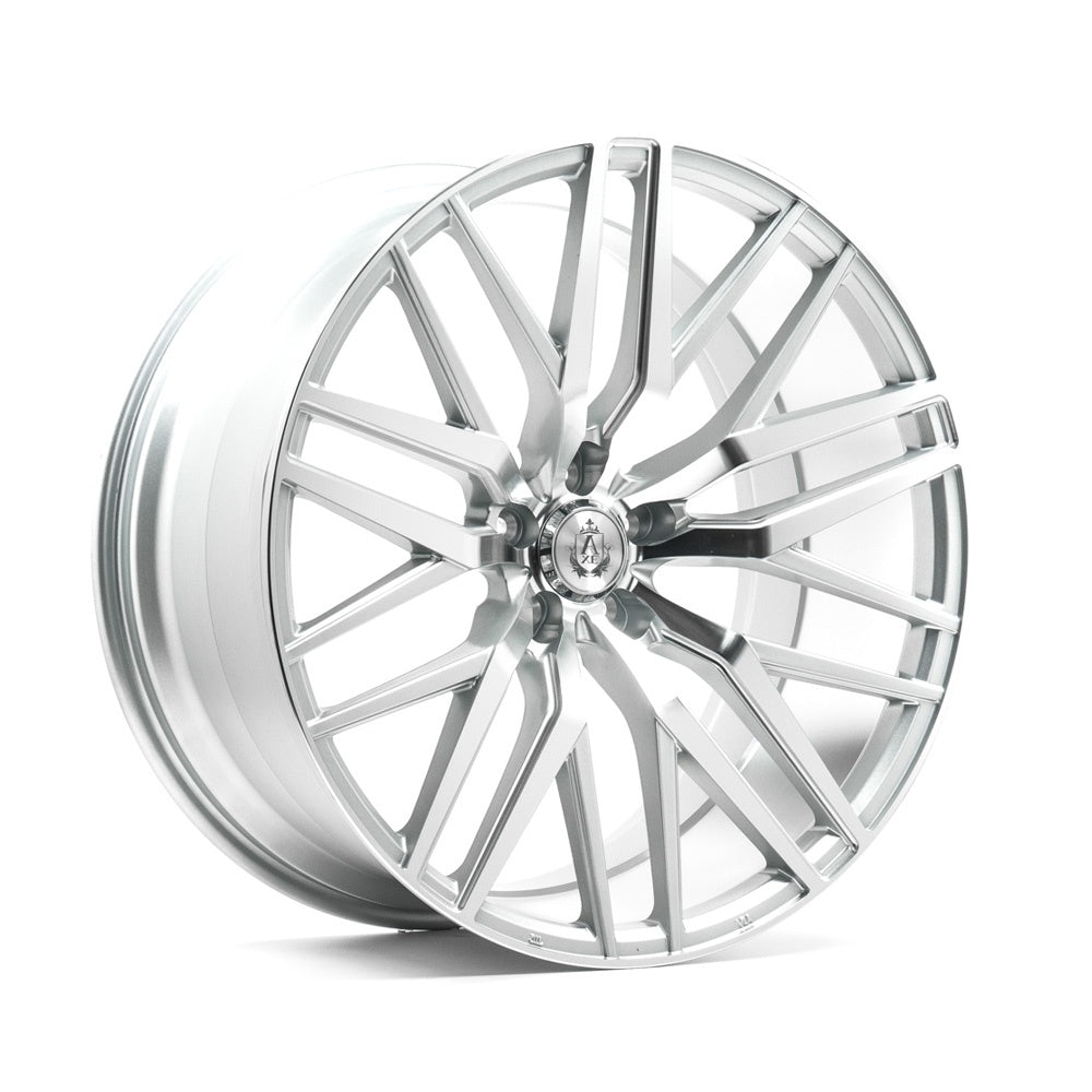 AXE EX30 20x8.5 ET40 5x115 Gloss Silver & Polished