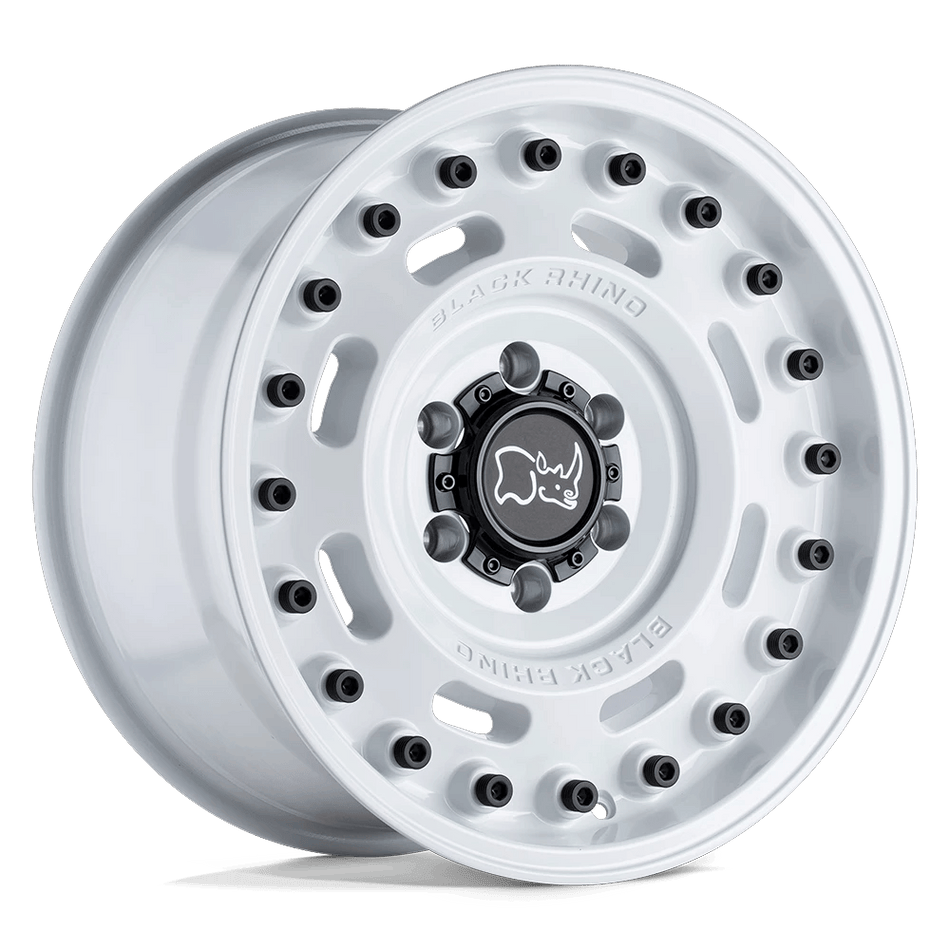 Black Rhino Hard Alloys AXLE 17x9.5 ET6 6x139.7 Gloss White