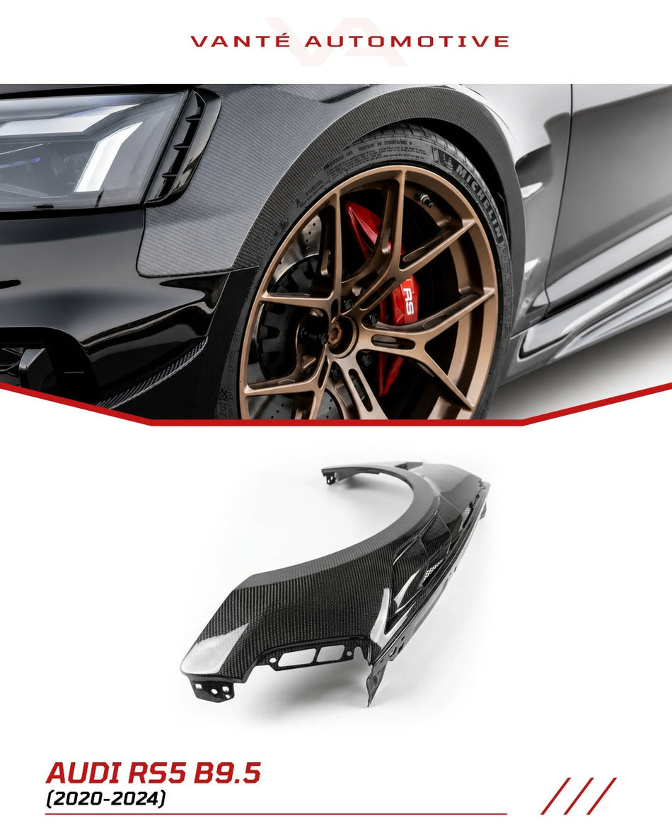 Audi RS5 B9.5 Carbon Fibre Front Fender Replacement