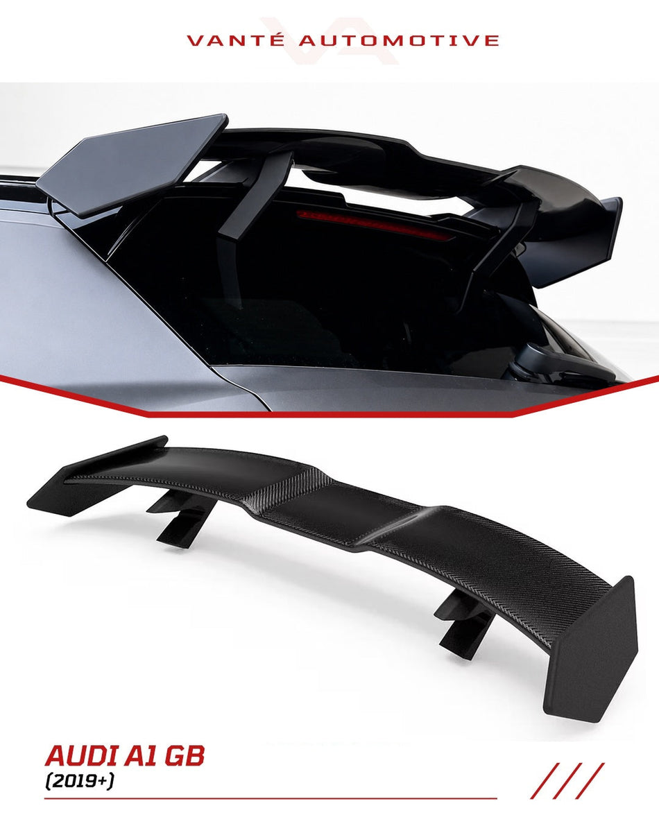 Audi A1 GB Rear Wing Spoiler Carbon Fiber
