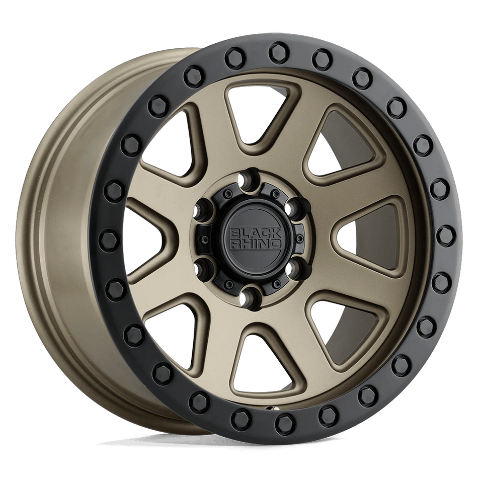 Black Rhino Hard Alloys BAKER 18x9 ET12 6x139.7 Matte Bronze w/ Black Ring