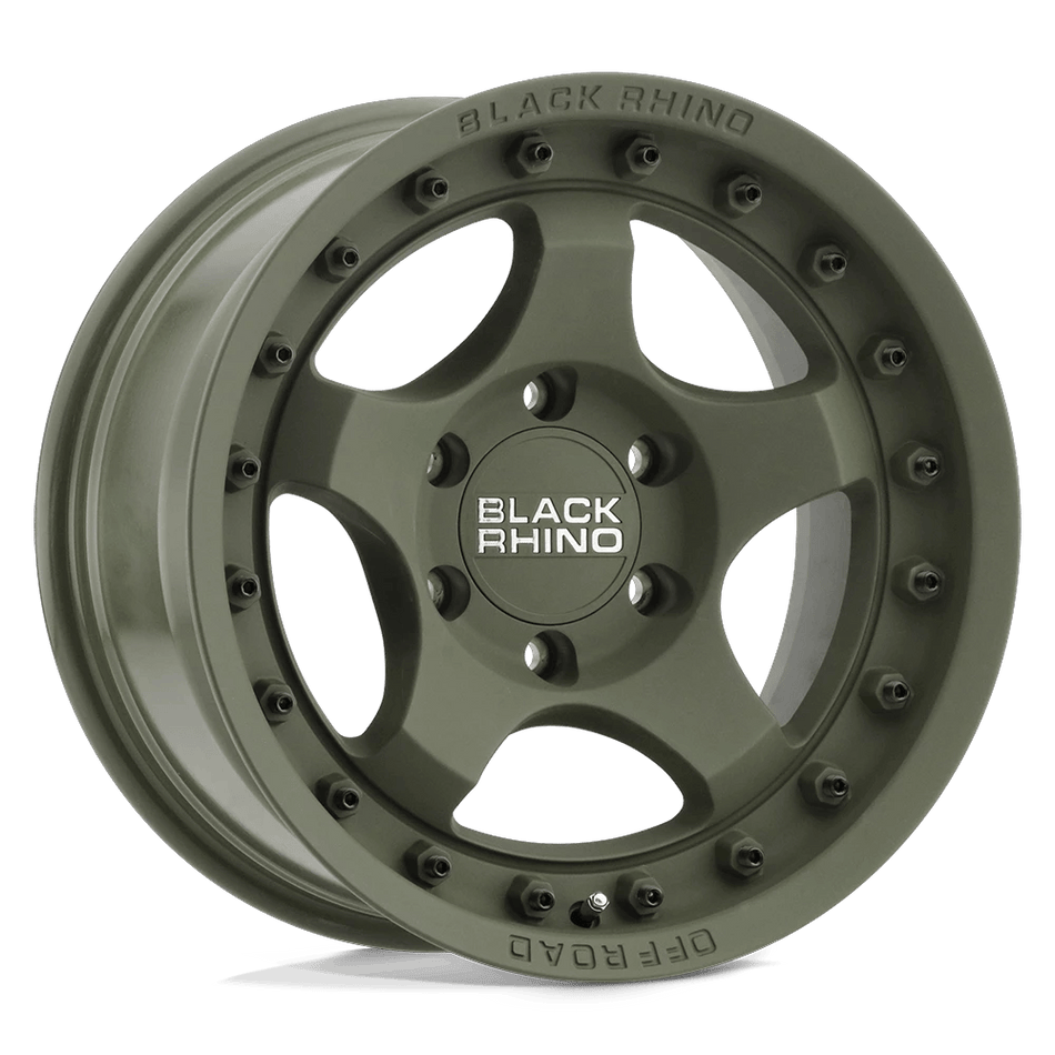 Black Rhino Hard Alloys BANTAM 18x9 ET12 6x139.7 Olive Drab Green