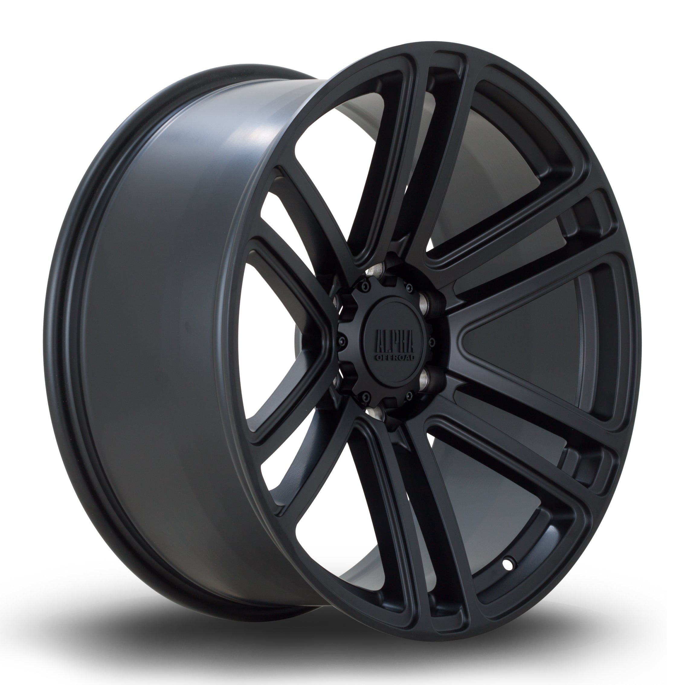 Alpha Offroad Barricade 20x9 ET10 6x139 SBlack