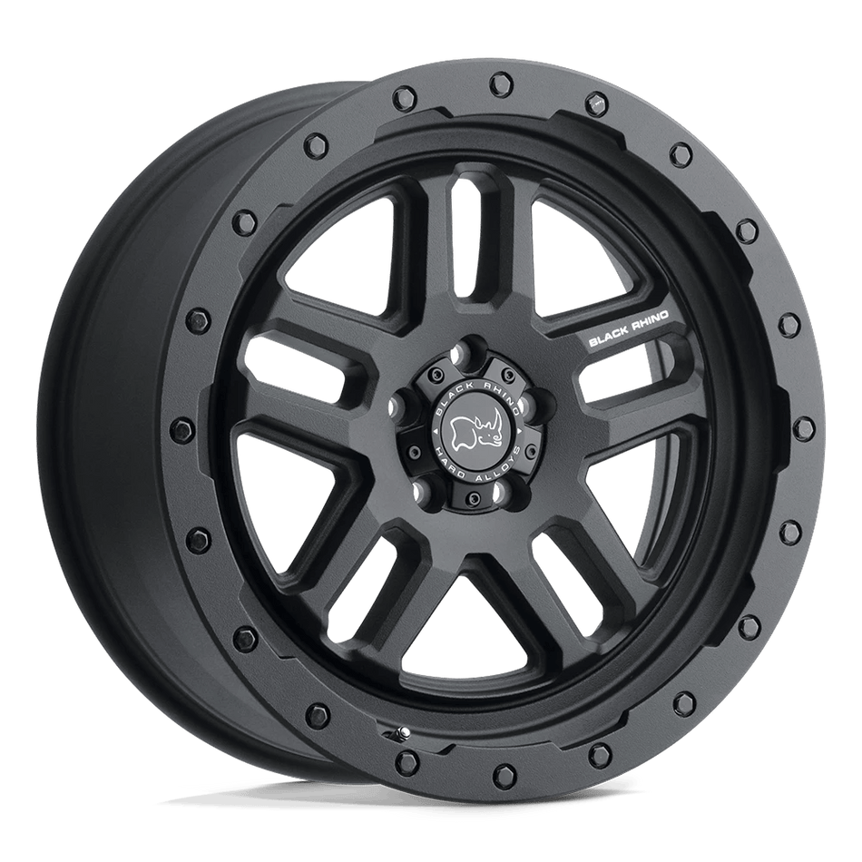 Black Rhino Hard Alloys BARSTOW 20x9.5 ET-18 5x127 Textured Matte Black