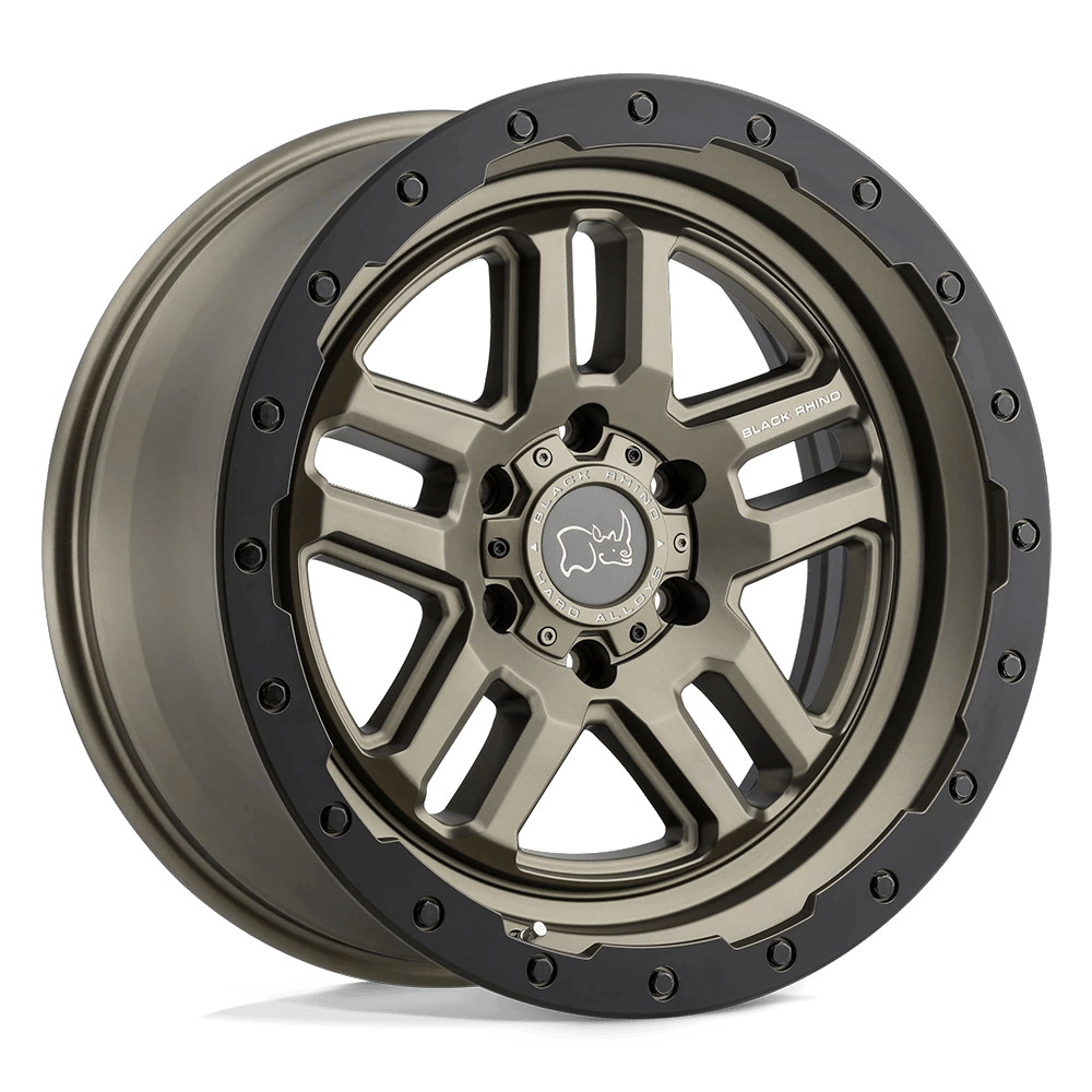 Black Rhino Hard Alloys BARSTOW 20x9.5 ET12 6x135 Matte Bronze w/ Matte Black Ring