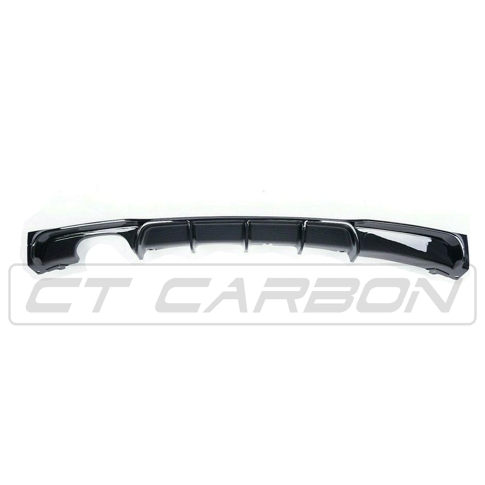 BLAK BY CT Diffuser BMW 3 SERIES F30 GLOSS BLACK LEFT EXHAUST DIFFUSER - MP STYLE - BLAK BY CT CARBON