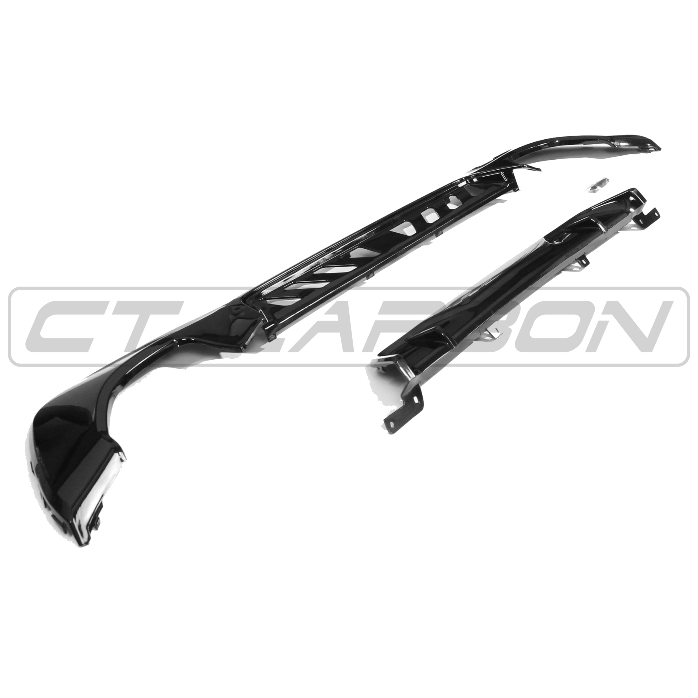 BLAK BY CT Diffuser BMW G20 3 SERIES GLOSS BLACK DIFFUSER - MP STYLE (QUAD TIPS)