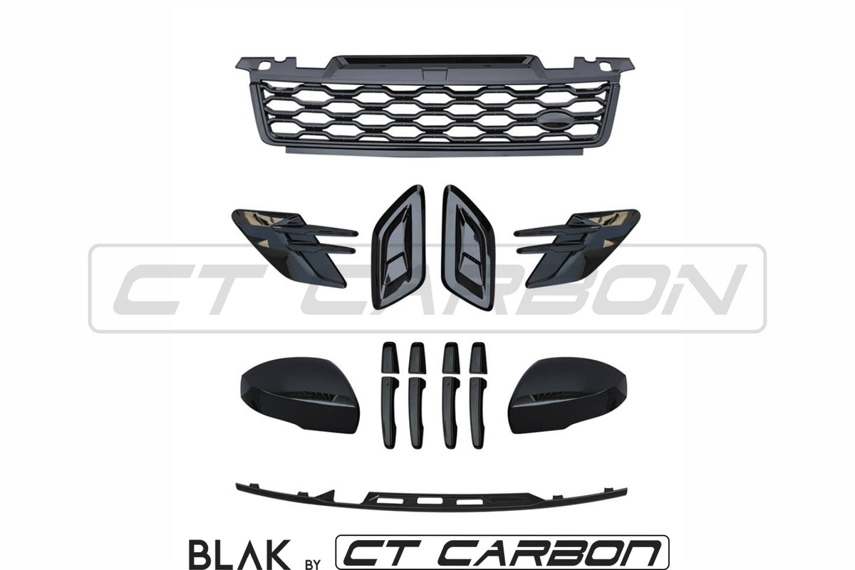 BLAK BY CT FULL KIT RANGE ROVER SPORT L494 FULL BLACK EDITION TRIM PACK - 2018+