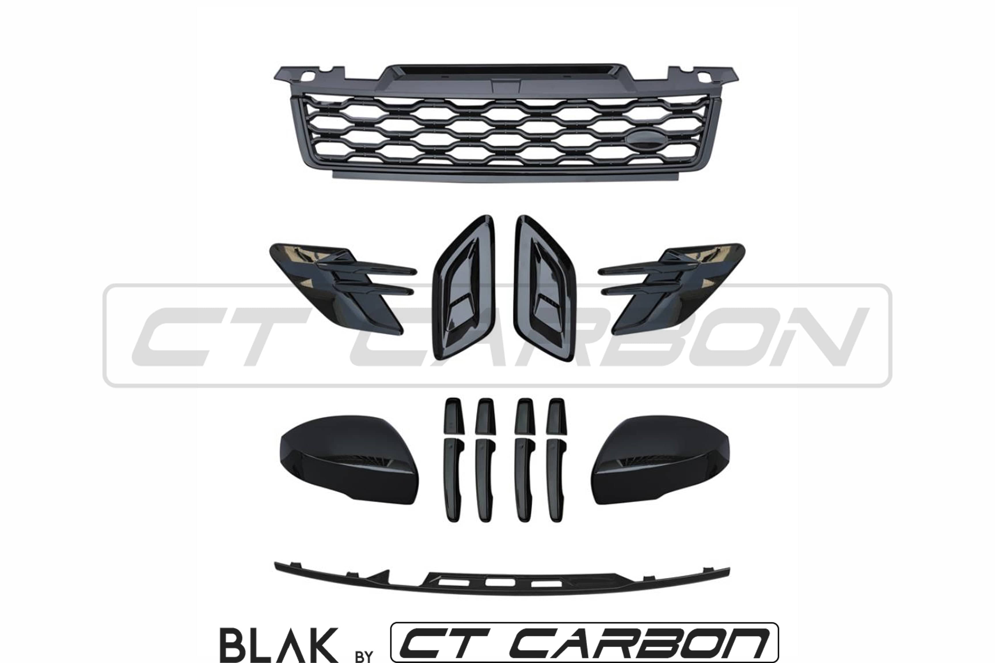 BLAK BY CT FULL KIT RANGE ROVER SPORT L494 FULL BLACK EDITION TRIM PACK - 2018+