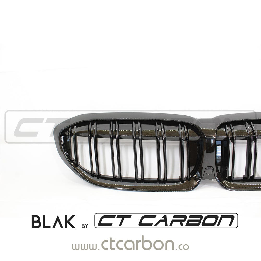 BLAK BY CT GRILLE BMW 3 SERIES G20 BLACK GRILLE - BLAK BY CT CARBON