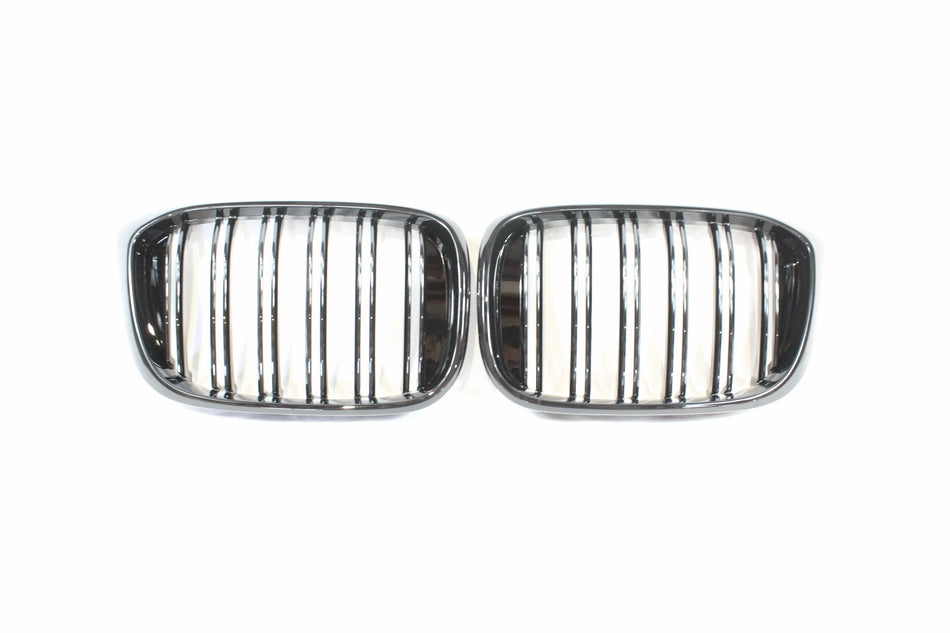 BLAK BY CT GRILLE BMW G01 X3 DOUBLE SLAT BLACK GRILLES - BLAK BY CT CARBON