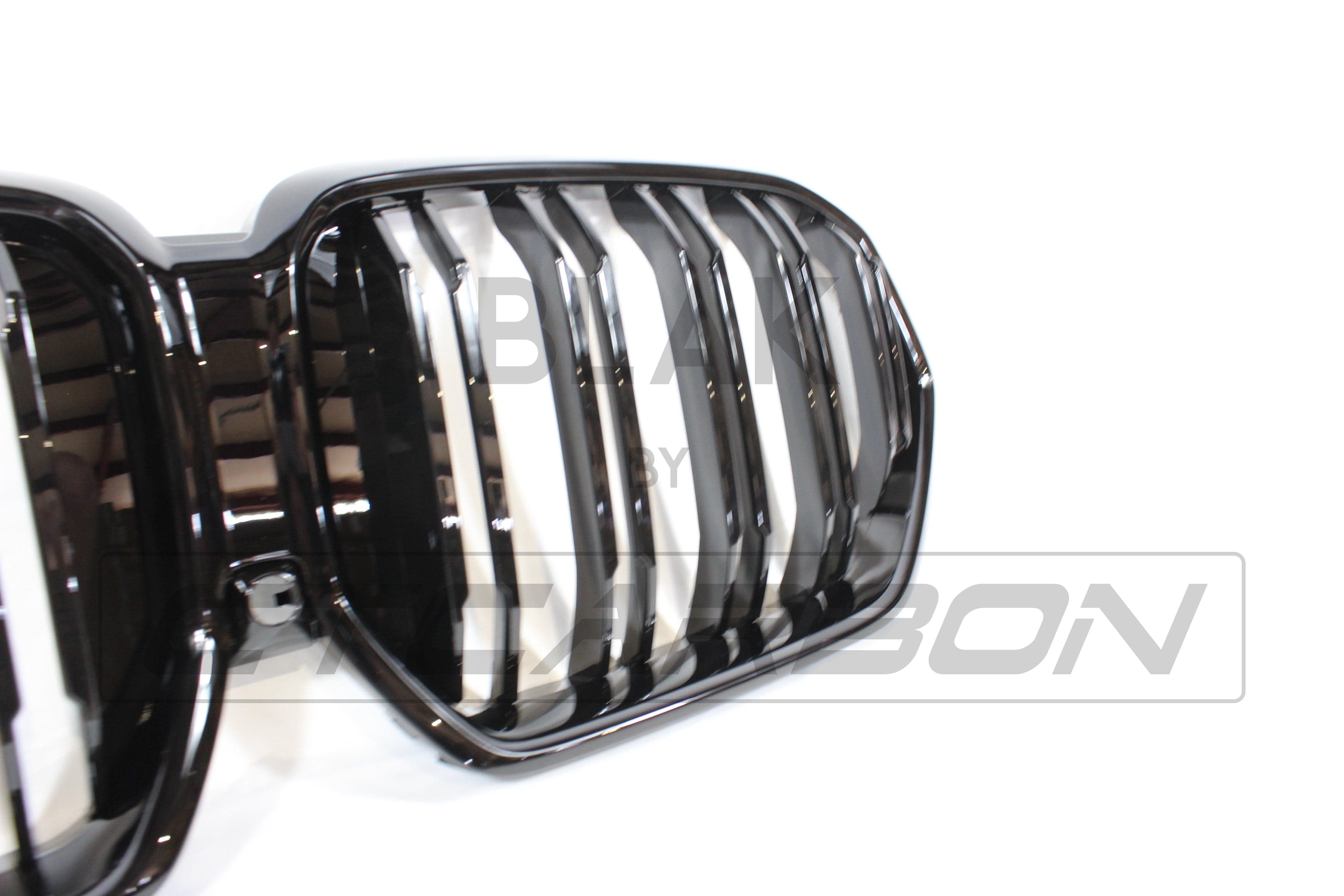 BLAK BY CT Grille BMW G06 X6 DOUBLE SLAT BLACK GRILLES - BLAK BY CT CARBON