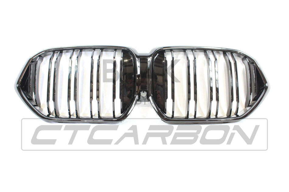 BLAK BY CT Grille BMW G06 X6 DOUBLE SLAT BLACK GRILLES - BLAK BY CT CARBON