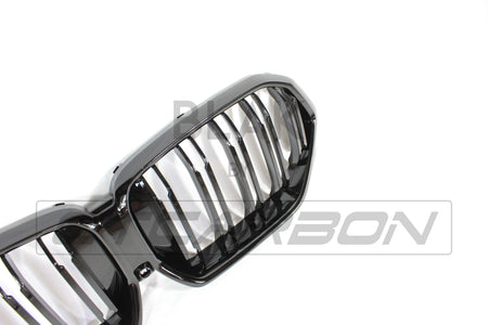 BLAK BY CT Grille BMW G06 X6 DOUBLE SLAT BLACK GRILLES - BLAK BY CT CARBON