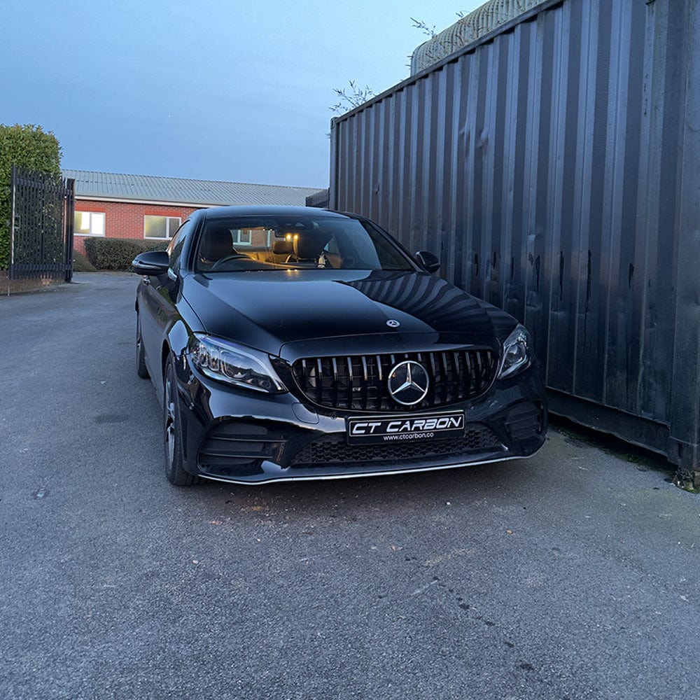 BLAK BY CT GRILLE MERCEDES W205 C CLASS 2019+ AMG BLACK GRILLE (WITHOUT CAMERA)