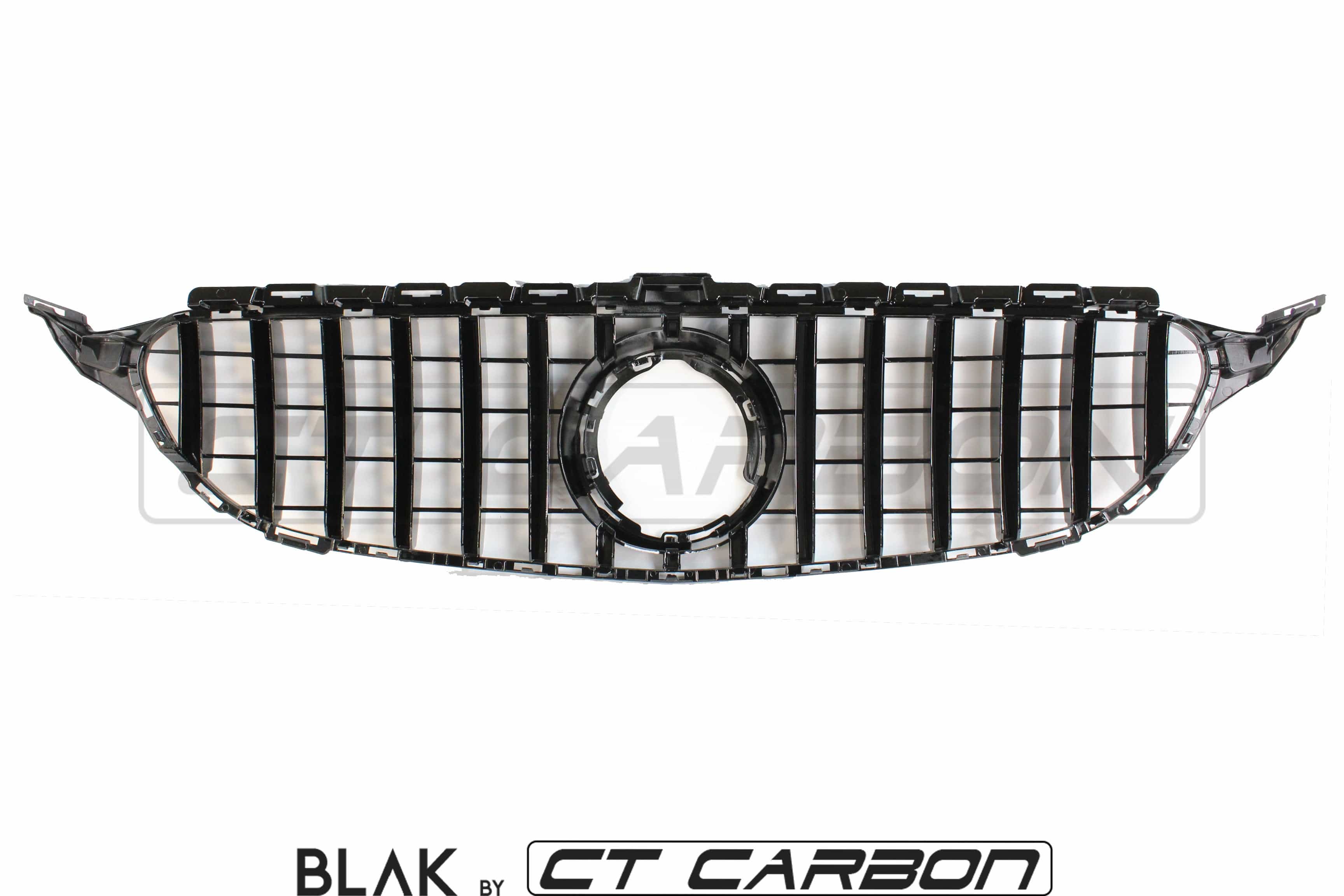 BLAK BY CT GRILLE MERCEDES W205 C CLASS 2019+ BLACK GRILLE (WITH CAMERA) - BLAK BY CT CARBON