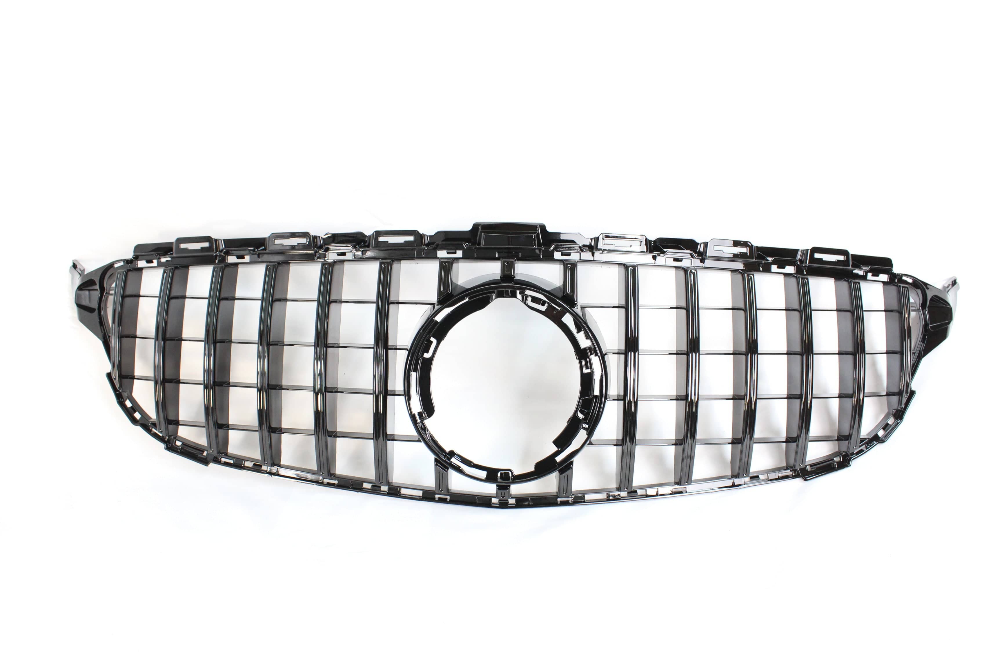 BLAK BY CT GRILLE MERCEDES W205 C CLASS 2019+ BLACK GRILLE (WITH CAMERA) - BLAK BY CT CARBON