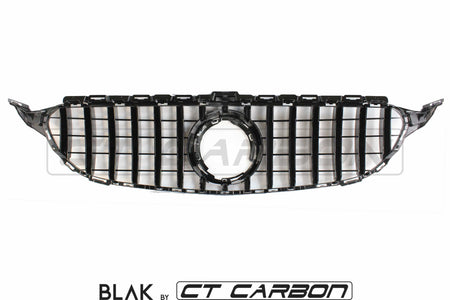 BLAK BY CT Grille MERCEDES W205 C63 AMG 2014-2018 AMG GT BLACK GRILLE (WITHOUT CAMERA)