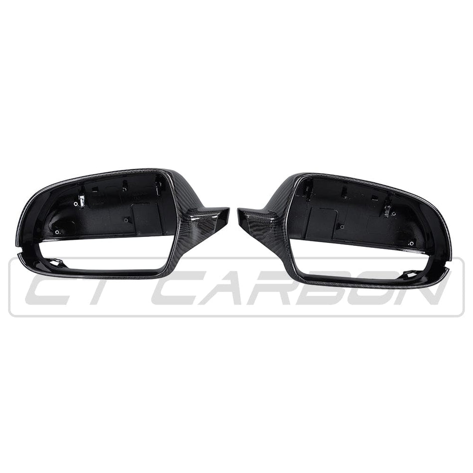 BLAK BY CT Mirror Replacements AUDI A4/S4/A5/S5 B8.5 2012-2016 CARBON FIBRE MIRRORS