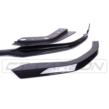 BLAK BY CT Splitter BMW 3 SERIES G20 GLOSS BLACK SPLITTER - MP STYLE - BLAK BY CT CARBON