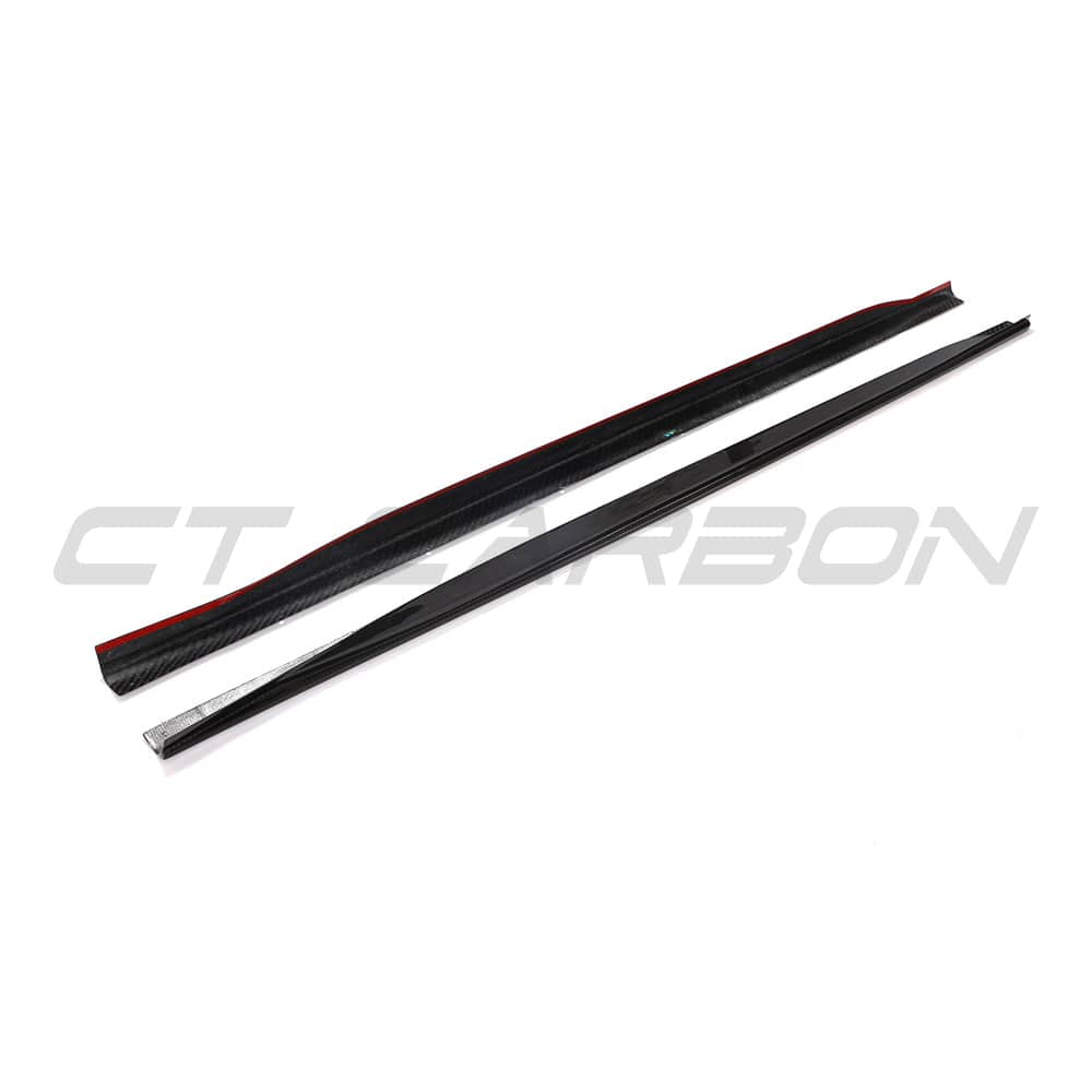 BLAK BY CT Spoiler BMW 4 SERIES G22/G23 CARBON FIBRE SIDE SKIRTS