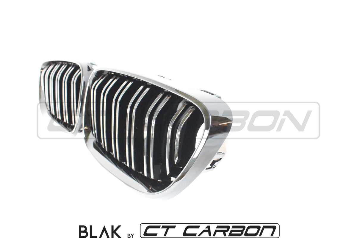 BLAK BY CT Vehicles & Parts BMW M2 F87 & F22 2 SERIES DOUBLE SLAT BLACK GRILLES