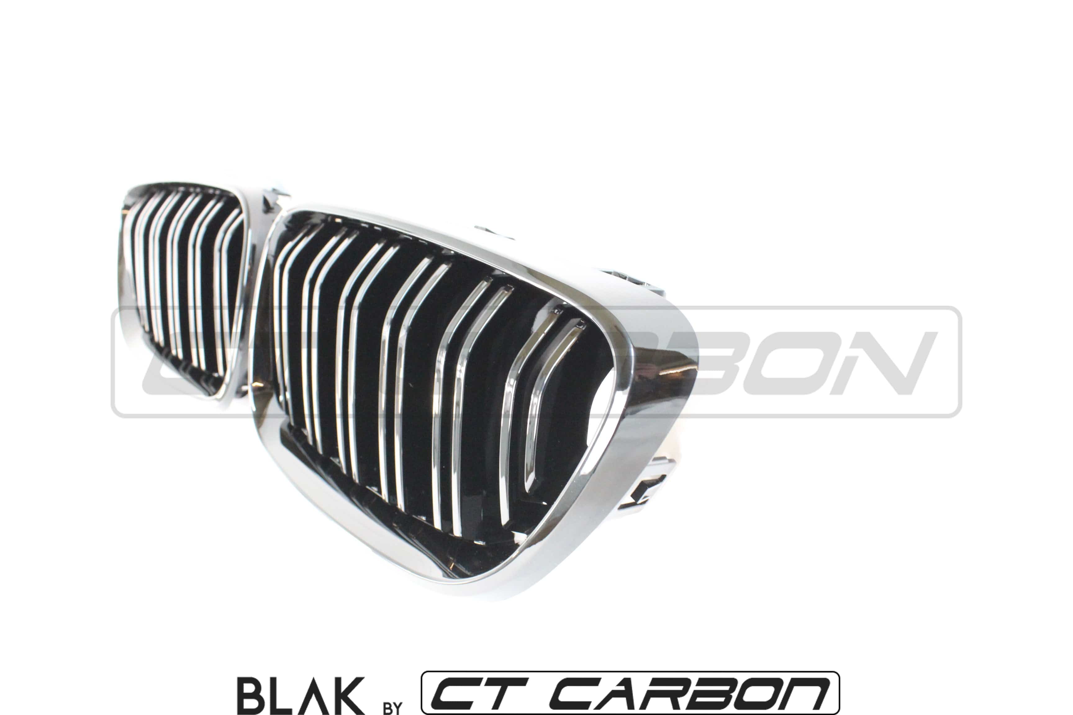 BLAK BY CT Vehicles & Parts BMW M2 F87 & F22 2 SERIES DOUBLE SLAT BLACK GRILLES