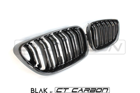 BLAK BY CT Vehicles & Parts BMW M2 F87 & F22 2 SERIES DOUBLE SLAT BLACK GRILLES