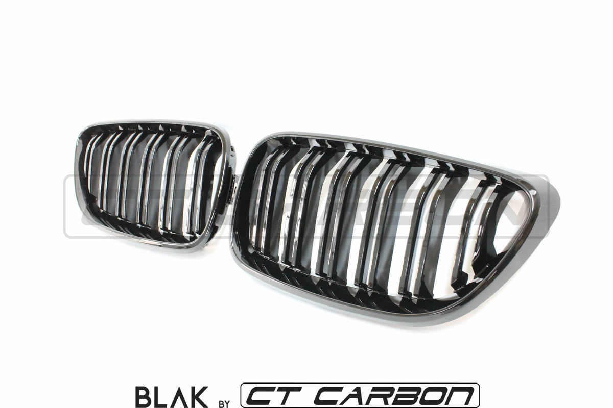 BLAK BY CT Vehicles & Parts BMW M2 F87 & F22 2 SERIES DOUBLE SLAT BLACK GRILLES