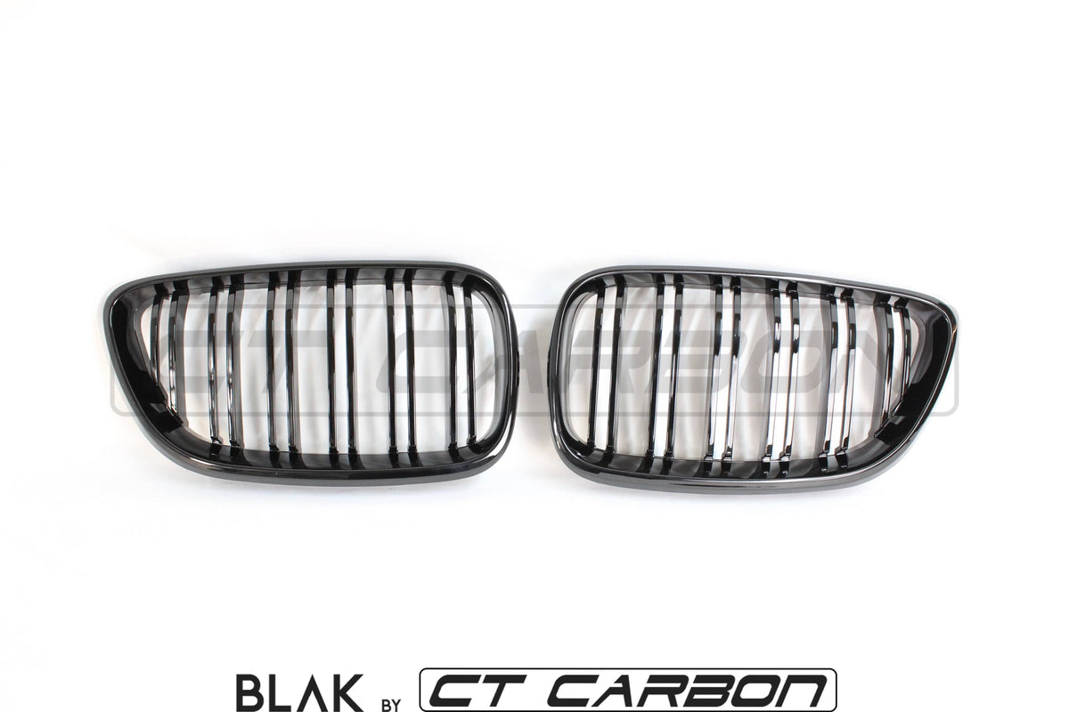 BLAK BY CT Vehicles & Parts BMW M2 F87 & F22 2 SERIES DOUBLE SLAT BLACK GRILLES