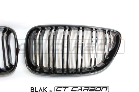 BLAK BY CT Vehicles & Parts BMW M2 F87 & F22 2 SERIES DOUBLE SLAT BLACK GRILLES