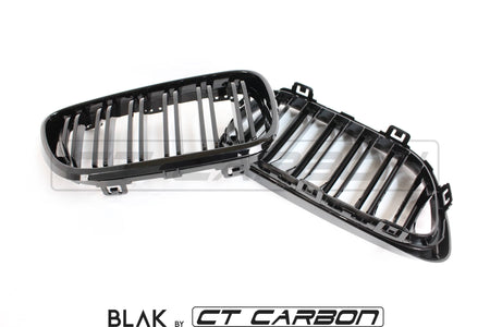 BLAK BY CT Vehicles & Parts BMW M2 F87 & F22 2 SERIES DOUBLE SLAT BLACK GRILLES