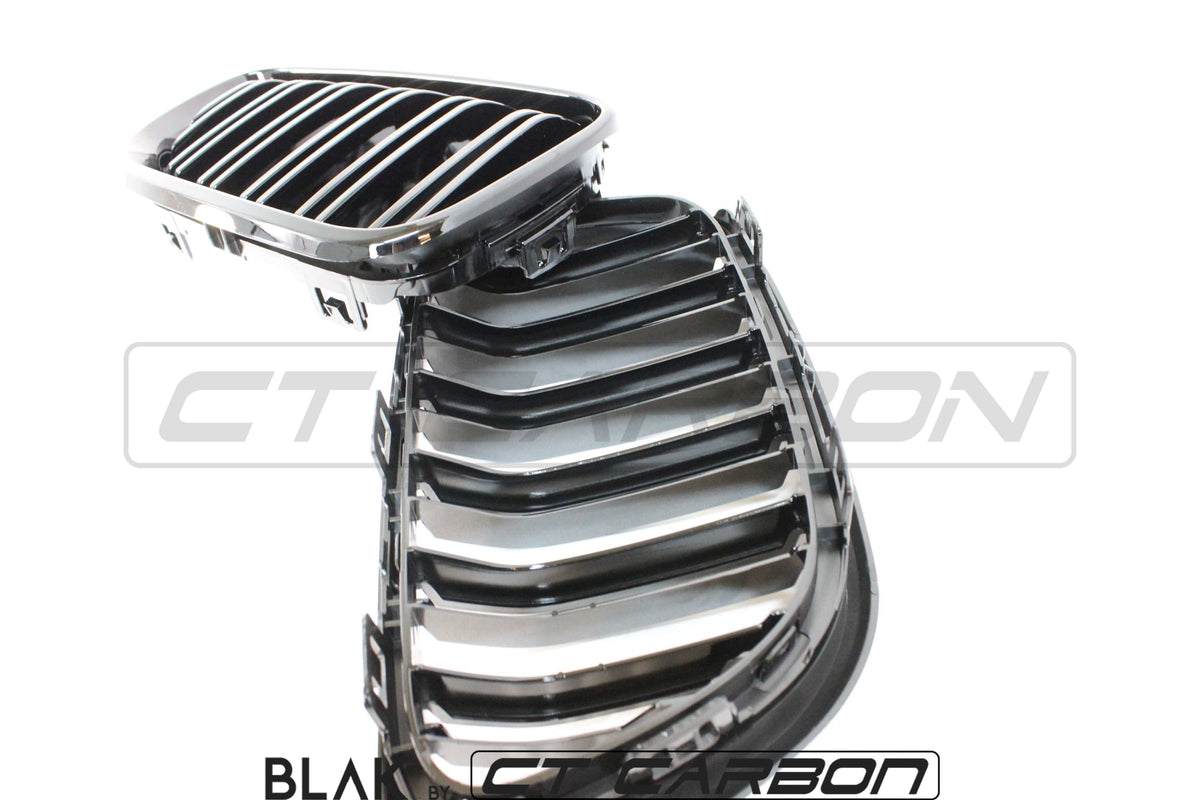 BLAK BY CT Vehicles & Parts BMW M2 F87 & F22 2 SERIES DOUBLE SLAT BLACK GRILLES