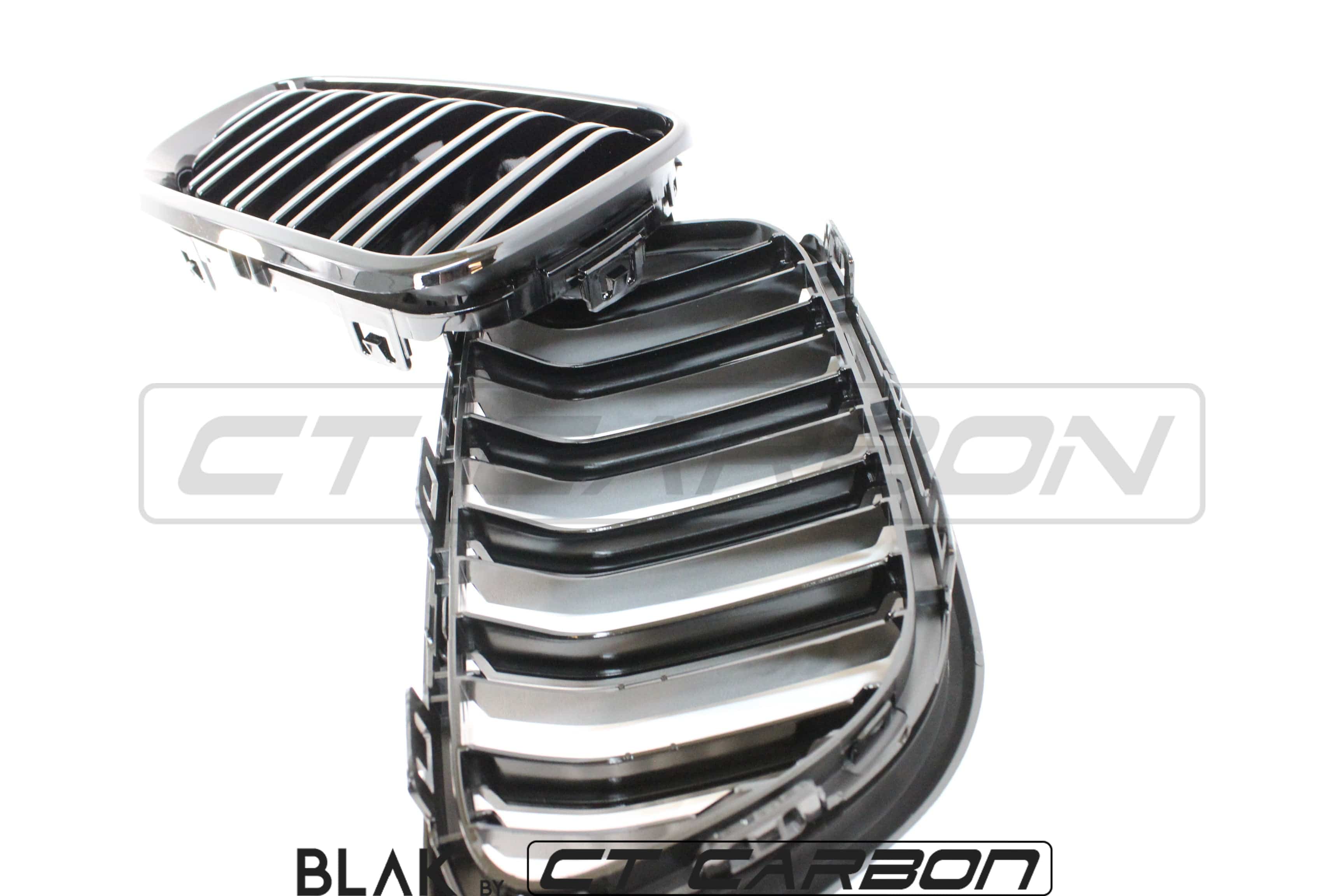 BLAK BY CT Vehicles & Parts BMW M2 F87 & F22 2 SERIES DOUBLE SLAT BLACK GRILLES
