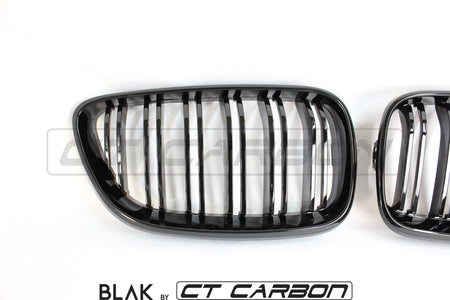 BLAK BY CT Vehicles & Parts BMW M2 F87 & F22 2 SERIES DOUBLE SLAT BLACK GRILLES