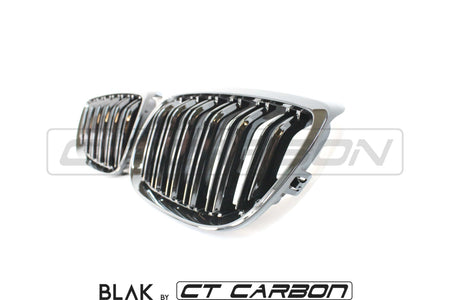 BLAK BY CT Vehicles & Parts BMW M3 / 3 SERIES E92/E93 DOUBLE SLAT BLACK GRILLES - BLAK BY CT CARBON