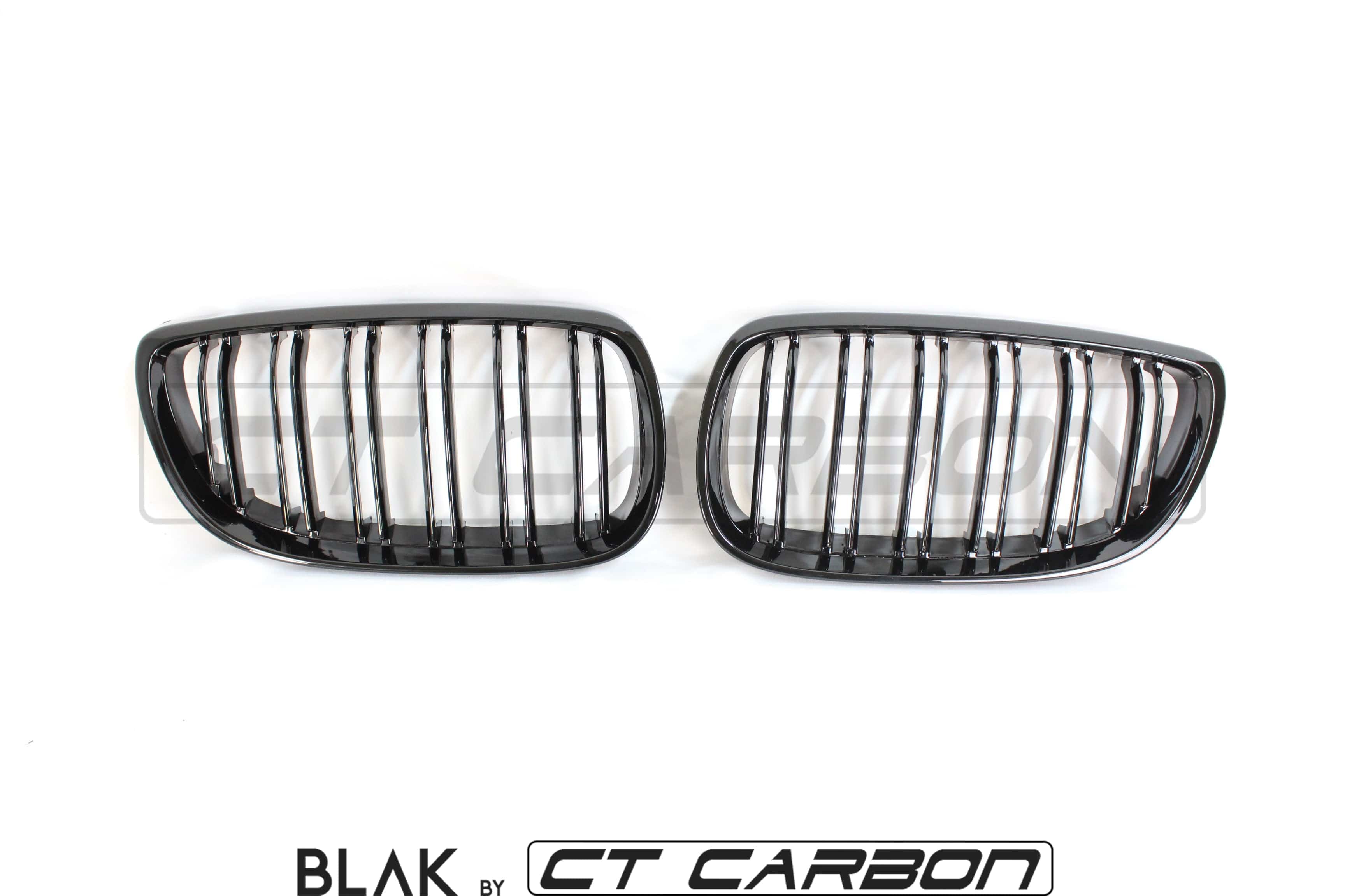 BLAK BY CT Vehicles & Parts BMW M3 / 3 SERIES E92/E93 DOUBLE SLAT BLACK GRILLES - BLAK BY CT CARBON