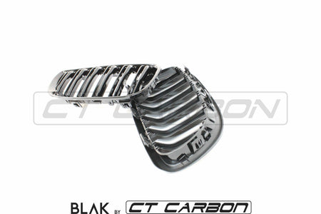 BLAK BY CT Vehicles & Parts BMW M3 / 3 SERIES E92/E93 DOUBLE SLAT BLACK GRILLES - BLAK BY CT CARBON