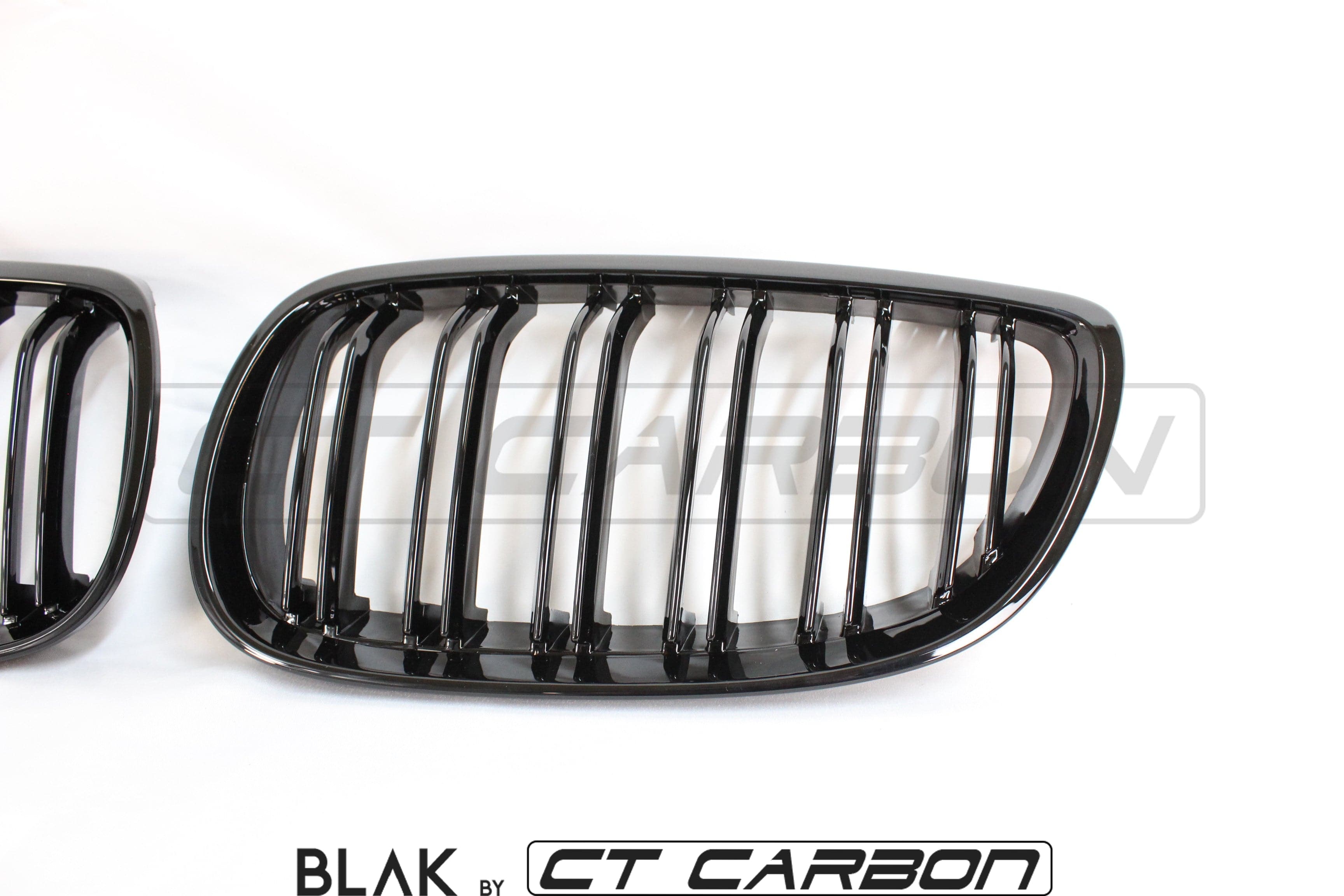 BLAK BY CT Vehicles & Parts BMW M3 / 3 SERIES E92/E93 DOUBLE SLAT BLACK GRILLES - BLAK BY CT CARBON