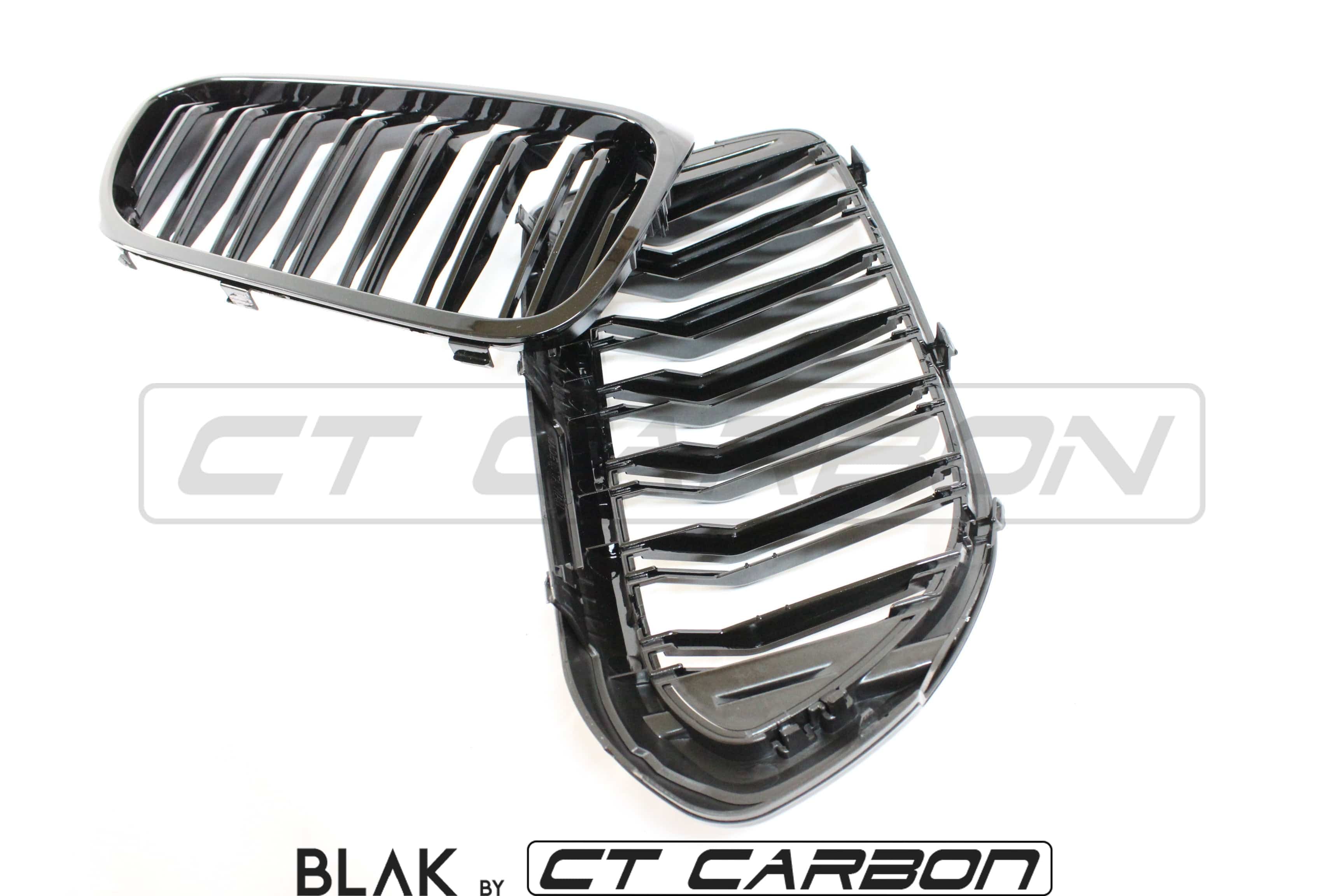 BLAK BY CT Vehicles & Parts BMW M5 F90 / 5 SERIES G30 DOUBLE SLAT BLACK GRILLES - BLAK BY CT CARBON