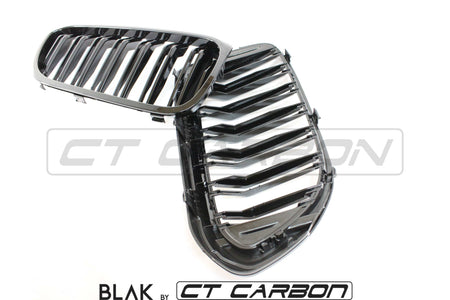 BLAK BY CT Vehicles & Parts BMW M5 F90 / 5 SERIES G30 DOUBLE SLAT BLACK GRILLES - BLAK BY CT CARBON