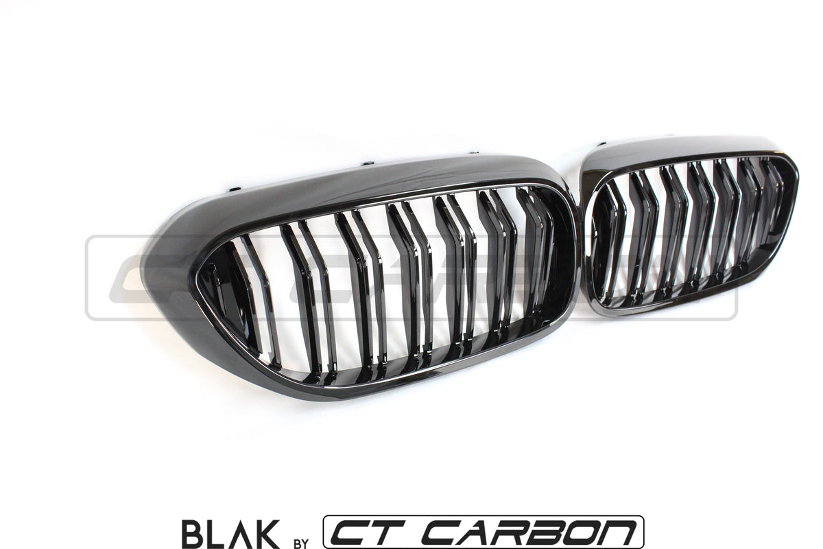BLAK BY CT Vehicles & Parts BMW M5 F90 / 5 SERIES G30 DOUBLE SLAT BLACK GRILLES - BLAK BY CT CARBON