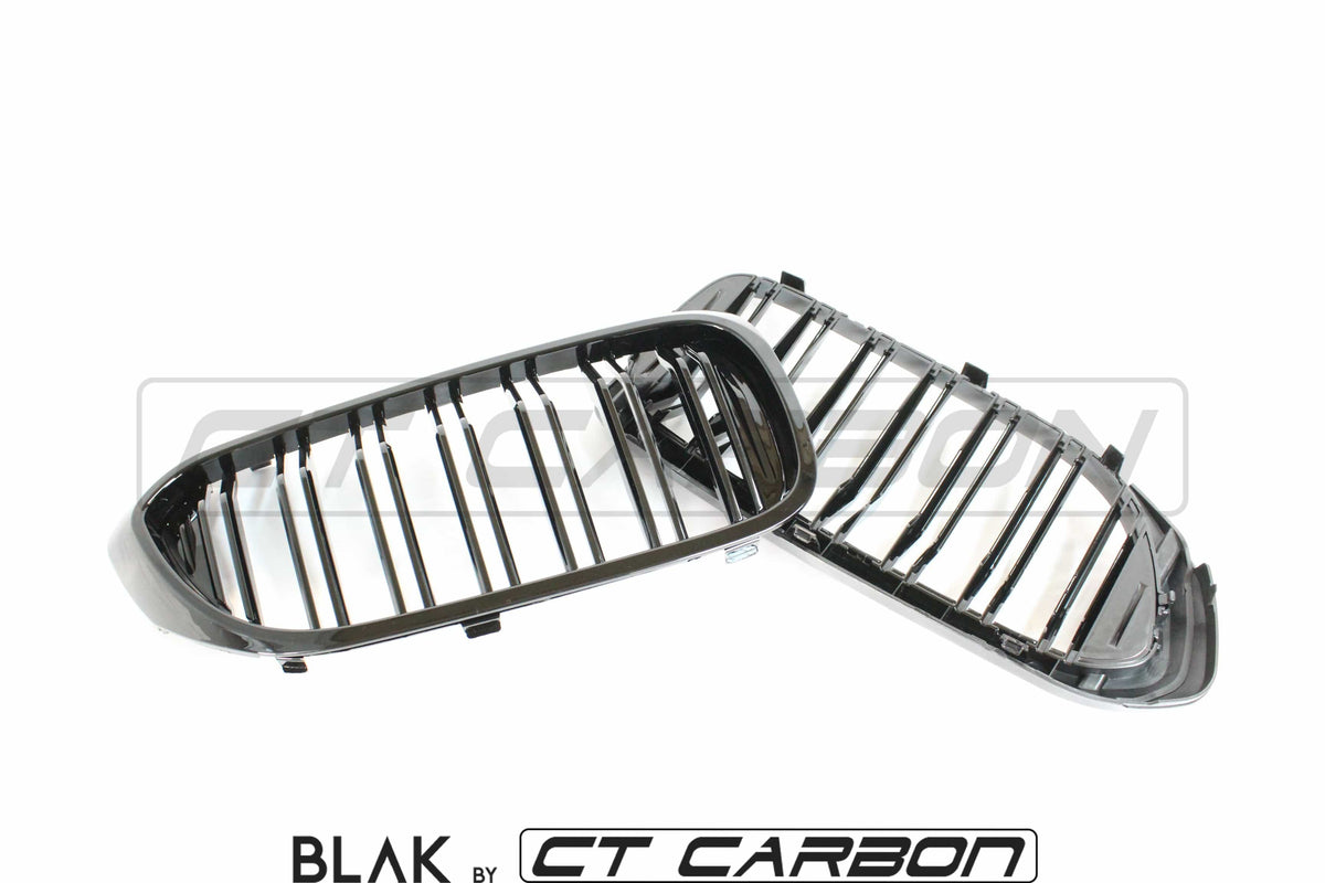 BLAK BY CT Vehicles & Parts BMW M5 F90 / 5 SERIES G30 DOUBLE SLAT BLACK GRILLES - BLAK BY CT CARBON