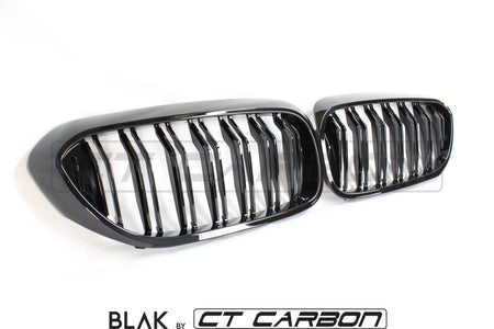 BLAK BY CT Vehicles & Parts BMW M5 F90 / 5 SERIES G30 DOUBLE SLAT BLACK GRILLES - BLAK BY CT CARBON