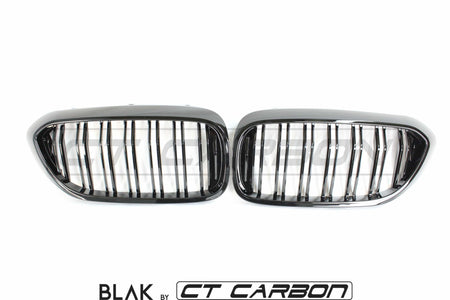 BLAK BY CT Vehicles & Parts BMW M5 F90 / 5 SERIES G30 DOUBLE SLAT BLACK GRILLES - BLAK BY CT CARBON