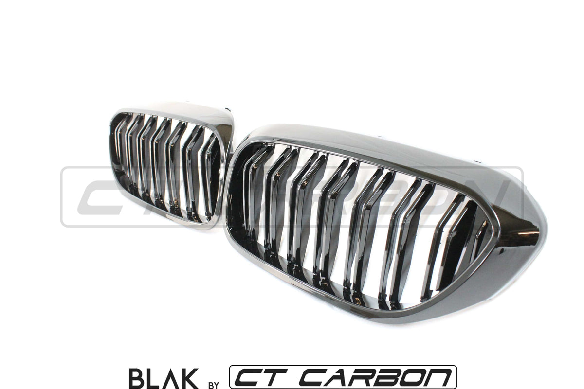 BLAK BY CT Vehicles & Parts BMW M5 F90 / 5 SERIES G30 DOUBLE SLAT BLACK GRILLES - BLAK BY CT CARBON
